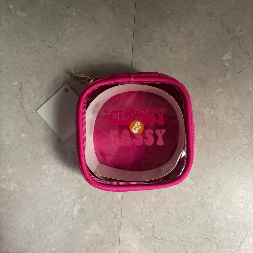 Pink Classy & Sassy Cosmetic Bag